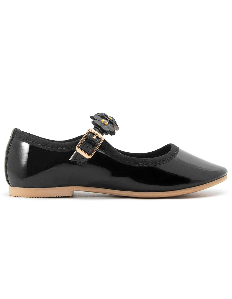 Zapato Niña Mary Jane Formal Flores Ninos