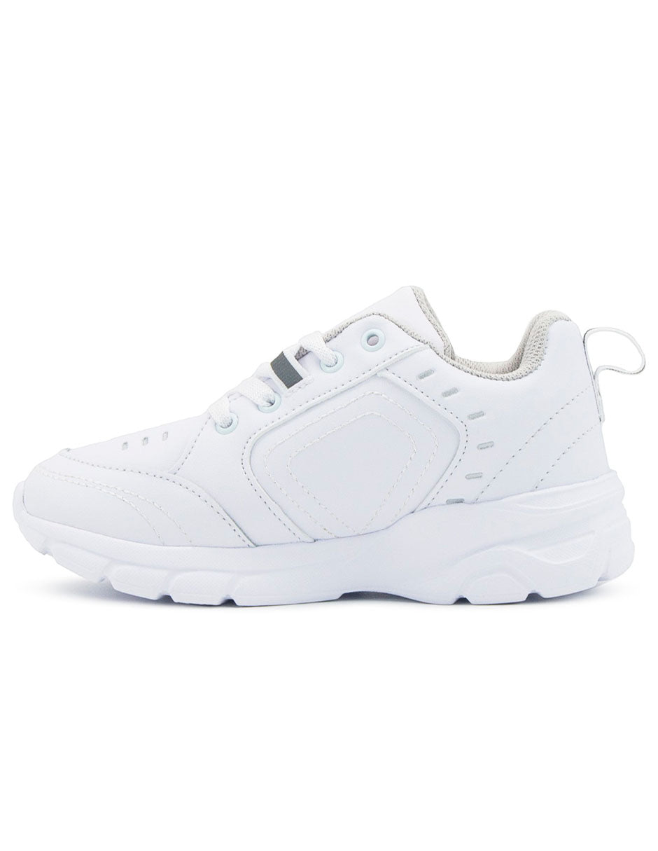 Tenis Escolar Blanco Niño Karsten