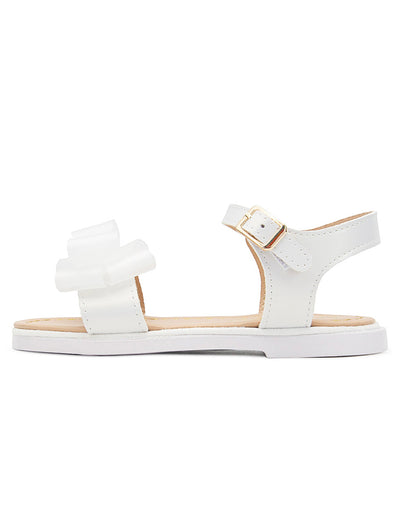 Sandalia Blanco Moño Niña Ninos®