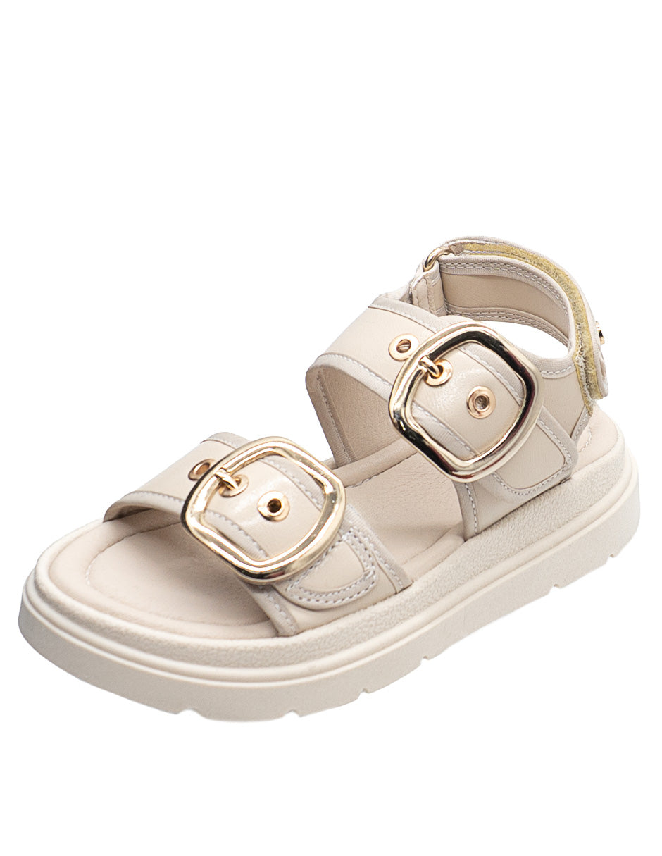 Sandalia Para Niña Ninos® Hueso