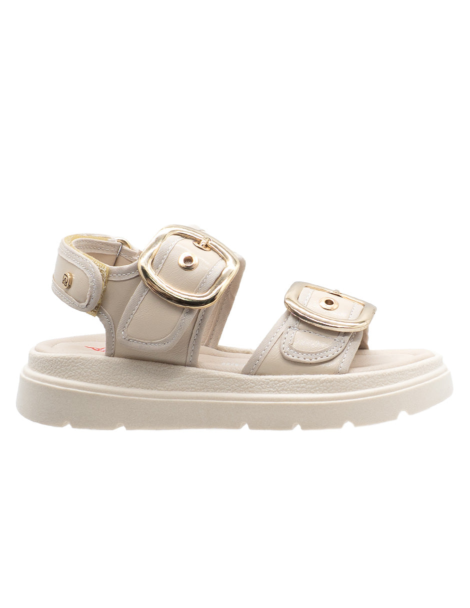 Sandalia Para Niña Ninos® Hueso