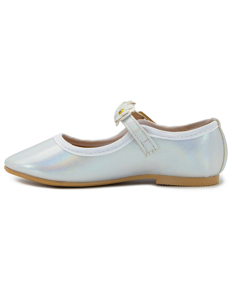 Zapato Niña Mary Jane Formal Flores Ninos