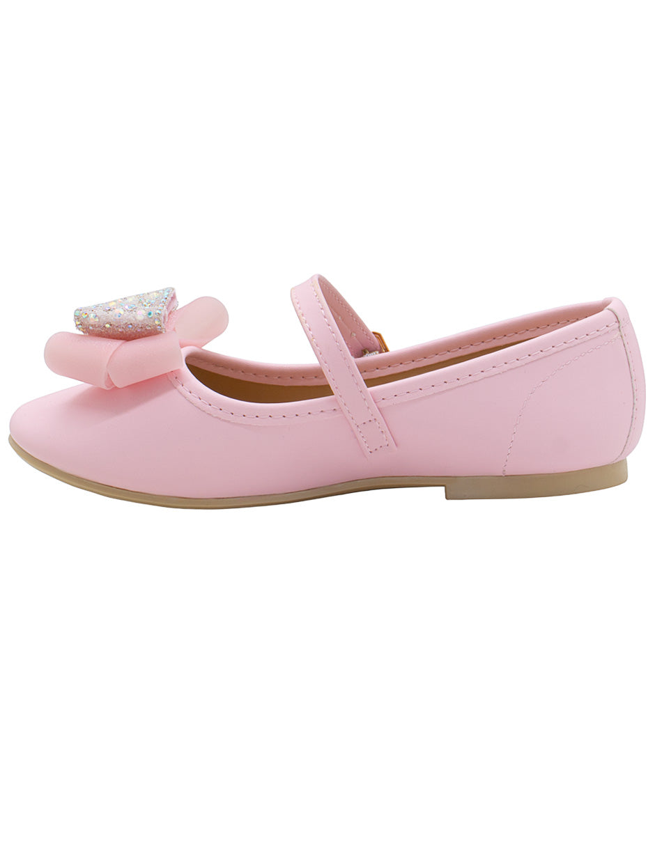Zapato Rosa Moño Mary Jane Nina Ninos®