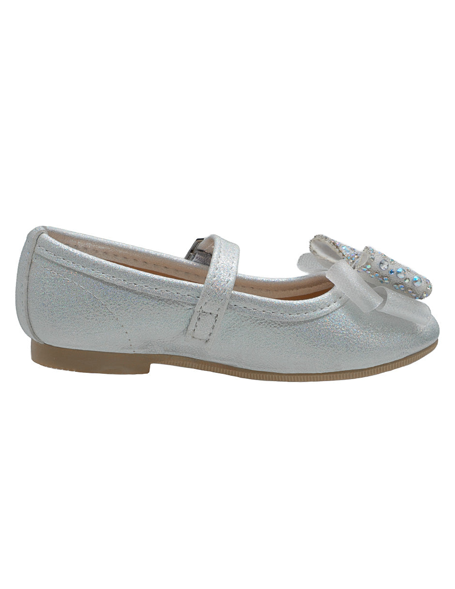 Zapatos Niña Luma Plata Balerina NINOS