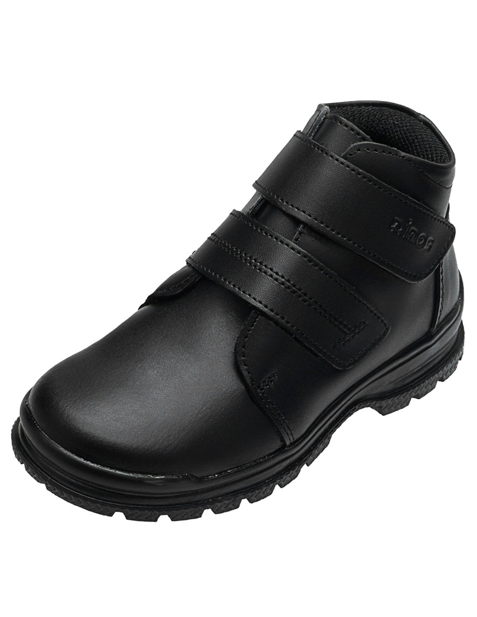 Botin Escolar Negro Casual Niños Ninos®