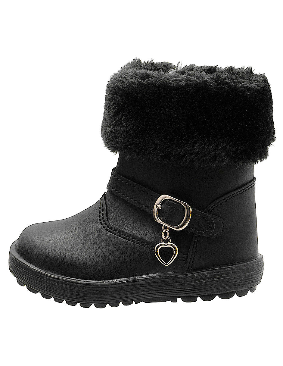 Bota Niña Invierno Peluche Ninos