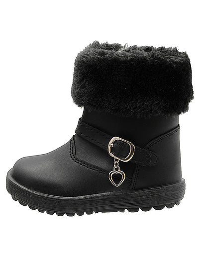 Bota Niña Invierno Peluche Ninos