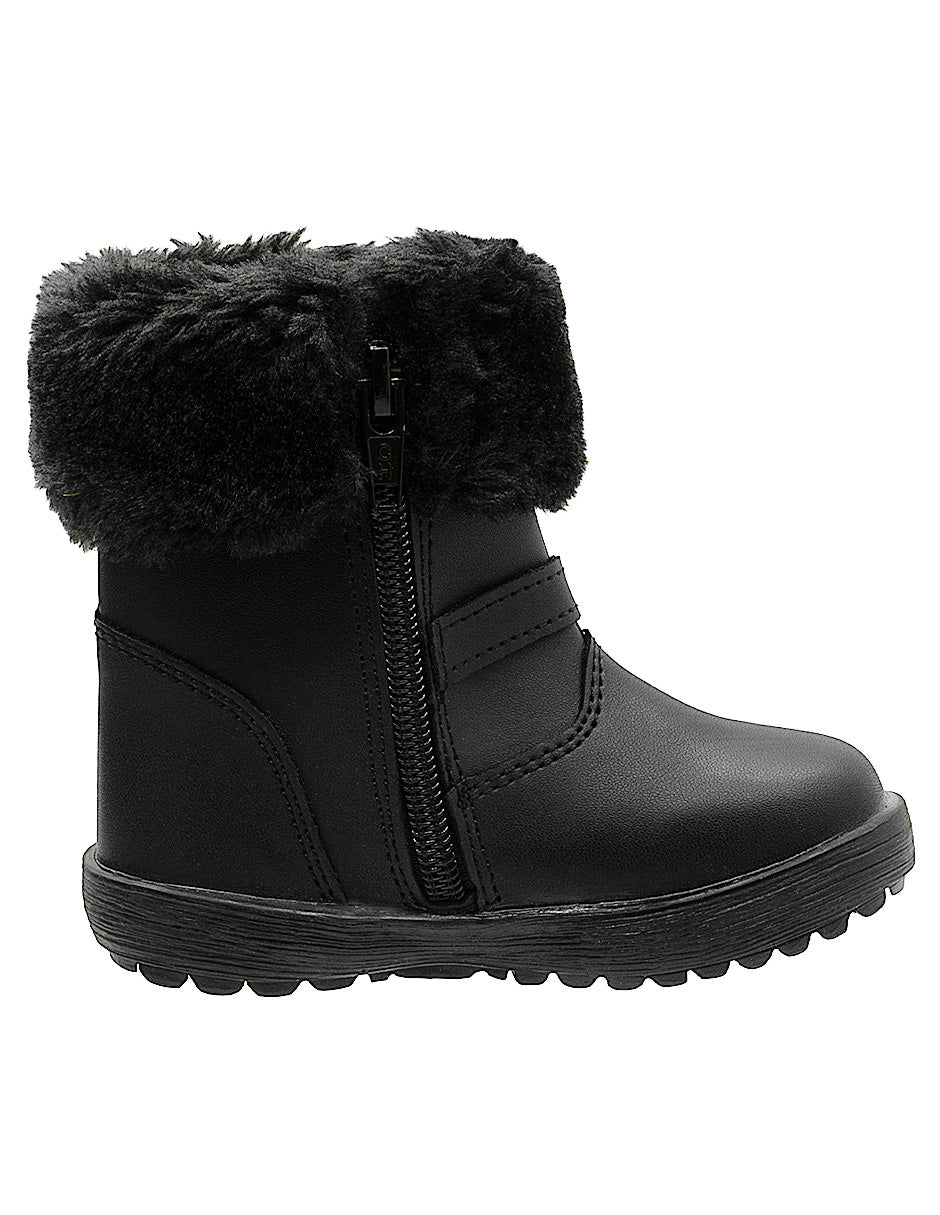 Bota Niña Invierno Peluche Ninos
