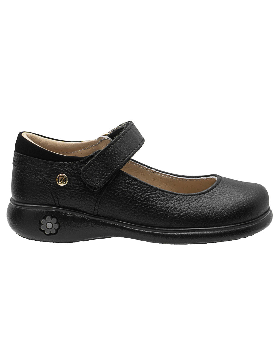 Zapato Escolar Negro Napa Mary Jane Niña Ninos®