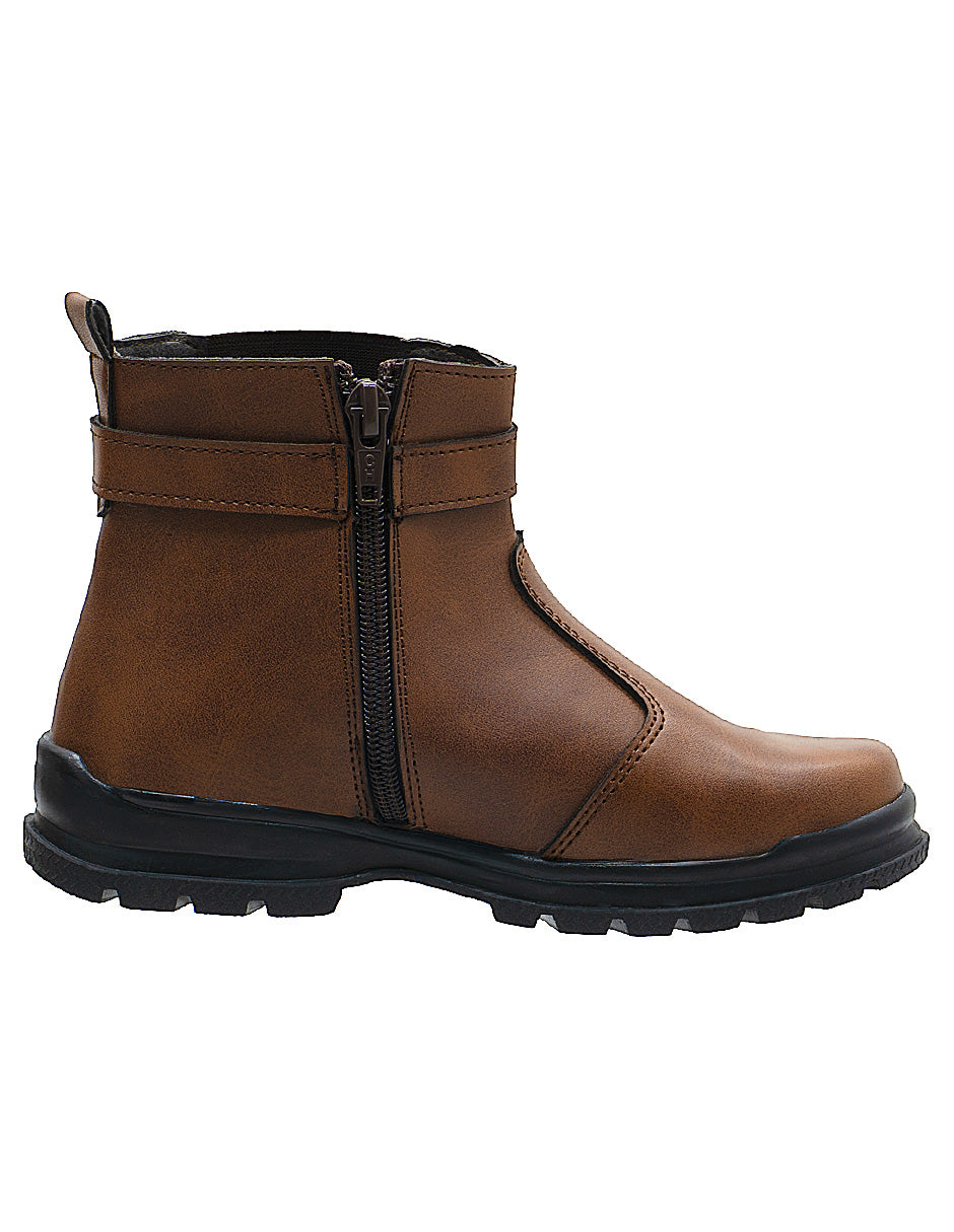 Bota Cognac Tipo Chelsea Niña Niños®