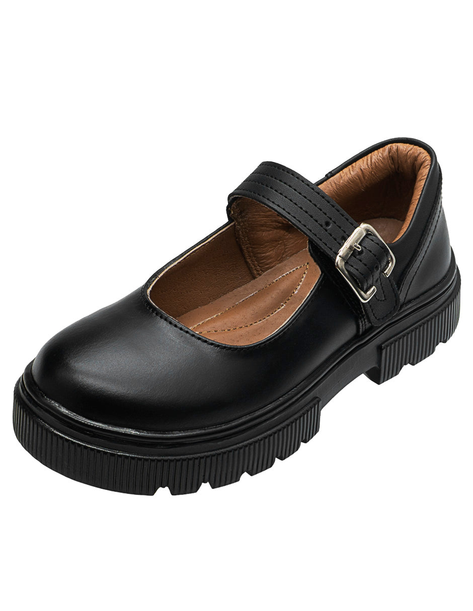 Zapato Escolar Negro Mary Jane Niña Ninos®