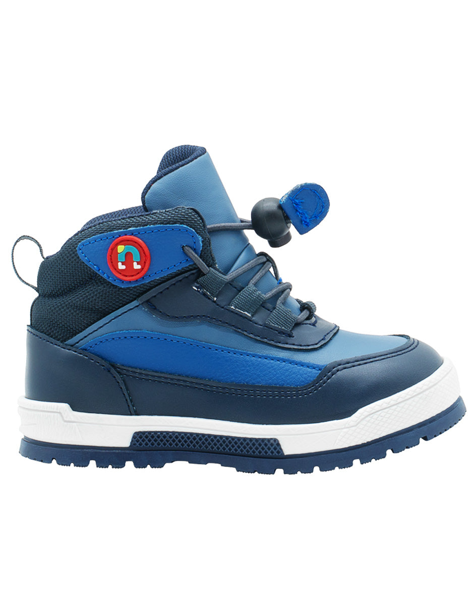 Tenis Tipo Bota Casual Niño Ajuste Rápido Suela Antiderrapante Ninos