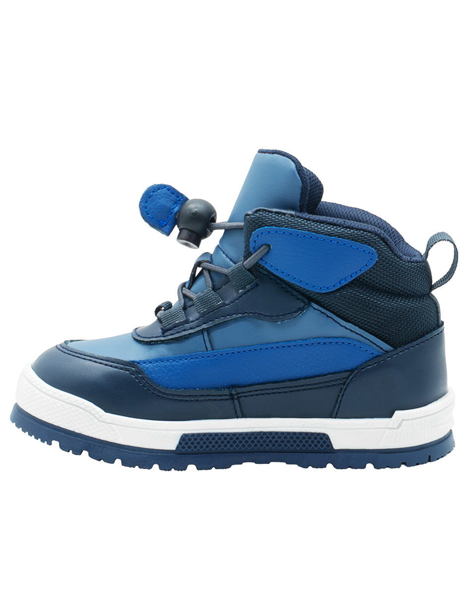 Tenis Tipo Bota Casual Niño Ajuste Rápido Suela Antiderrapante Ninos