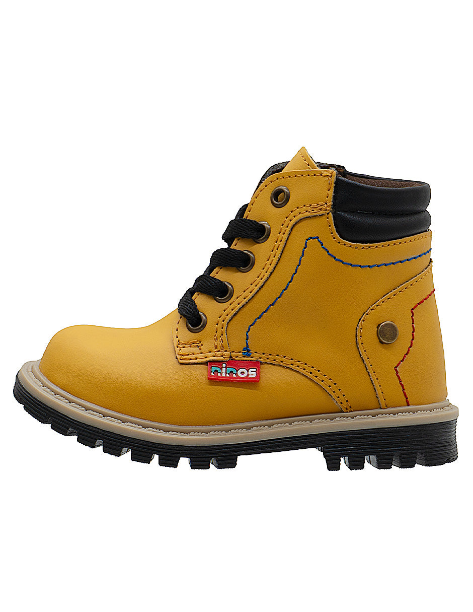 Botas Niño Casuales Estilo Tipo Worker Ninos