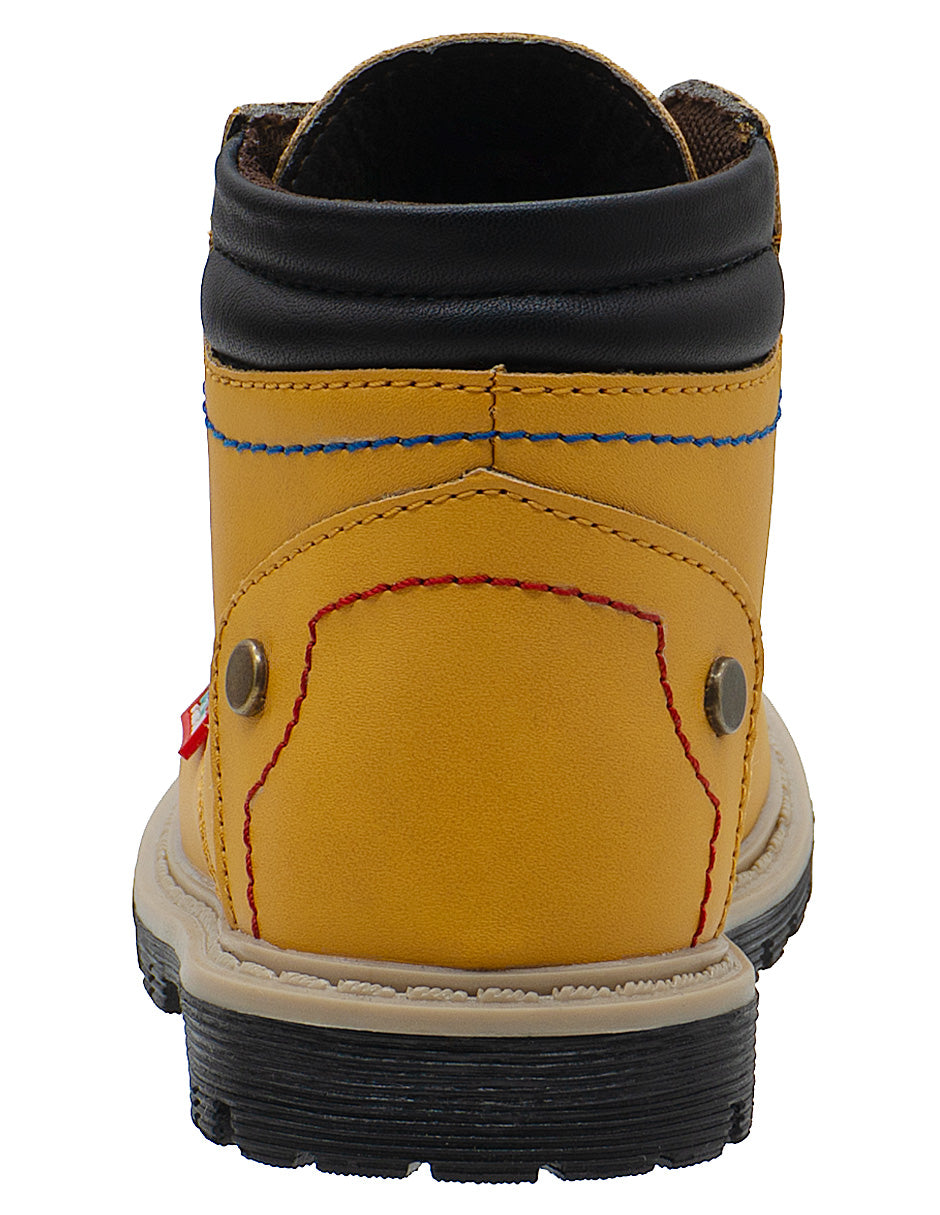Botas Niño Casuales Estilo Tipo Worker Ninos