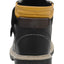Bota Casual Niños de Ajuste Doble Velkro, Color Negro con Detalles en Mostaza y Café