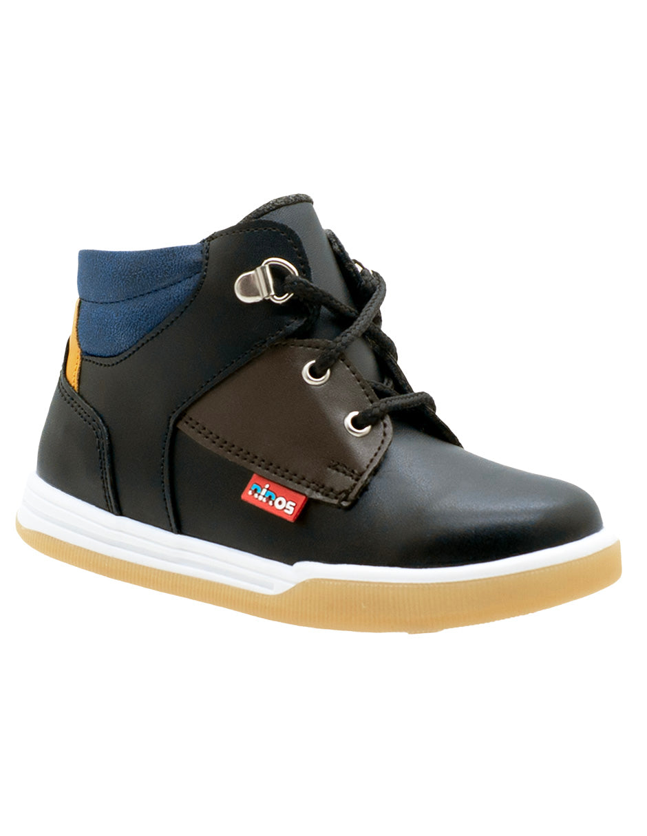 Tenis Bota Para Niño Ninos® Negro