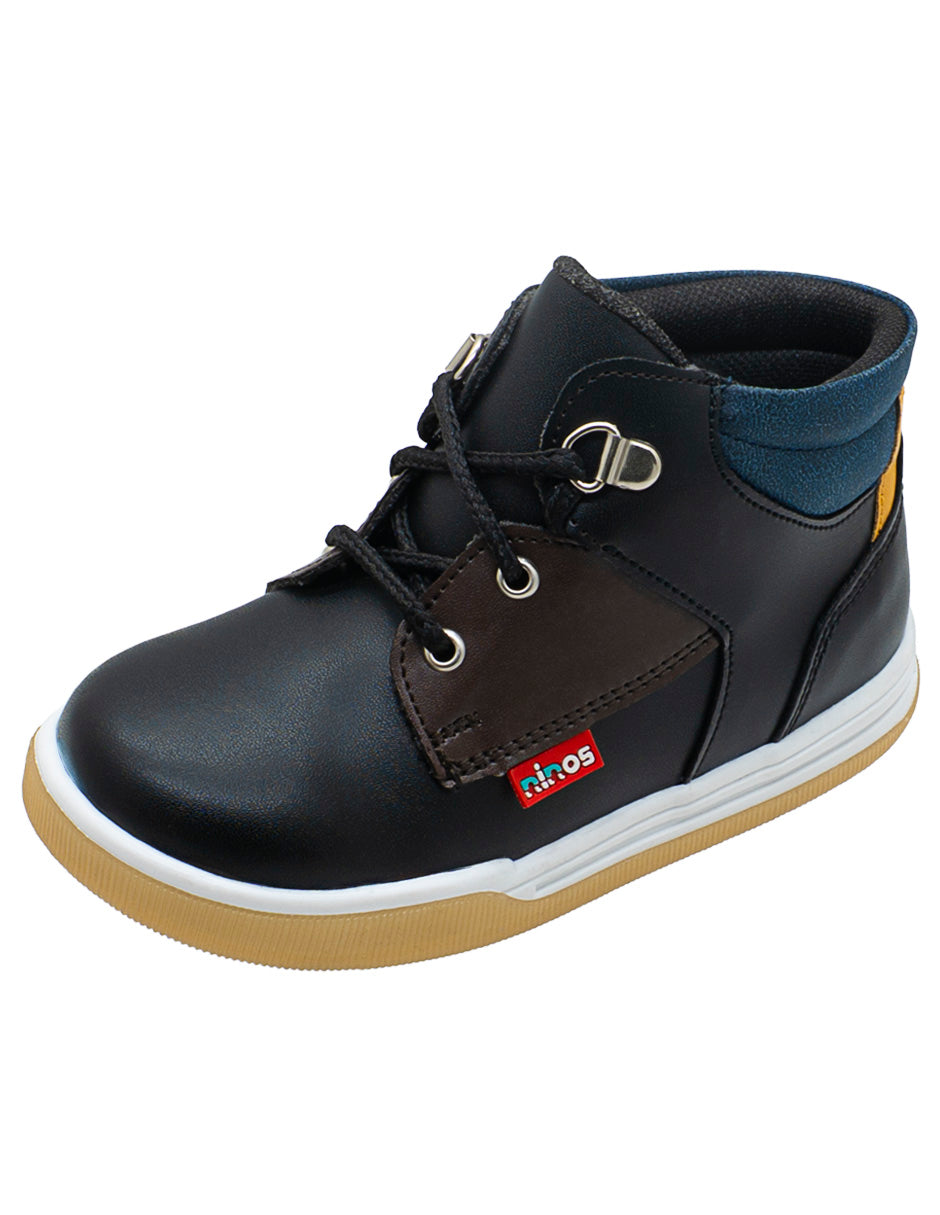 Tenis Bota Para Niño Ninos® Negro