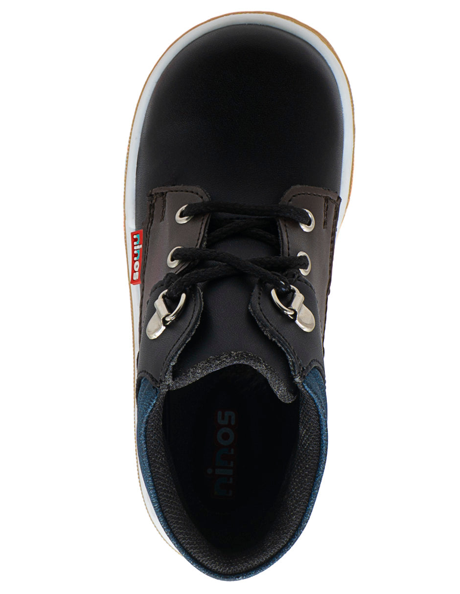 Tenis Bota Para Niño Ninos® Negro