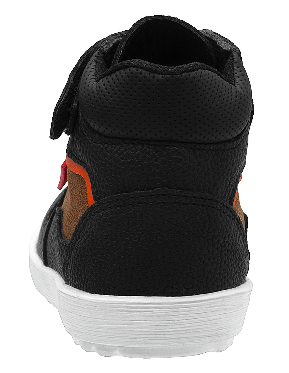 Tenis Color Negro Bota Para Niño Ninos®