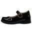 Zapato Escolar Niña Mary Jane Charol Negro Hebilla Ninos