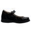 Zapato Escolar Niña Mary Jane Charol Negro Hebilla Ninos