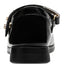 Zapato Escolar Mary Jane Niña Charol Negro Ninos