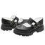 Zapato Niña Mary Jane Negro Corazón y Suela Chunky Track