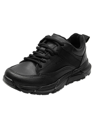 Tenis Niño Escolares Negro Casual Ninos