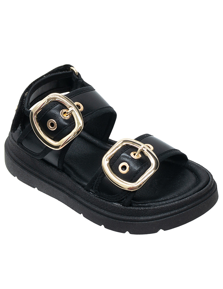 Sandalia Para Niña Ninos® Negro