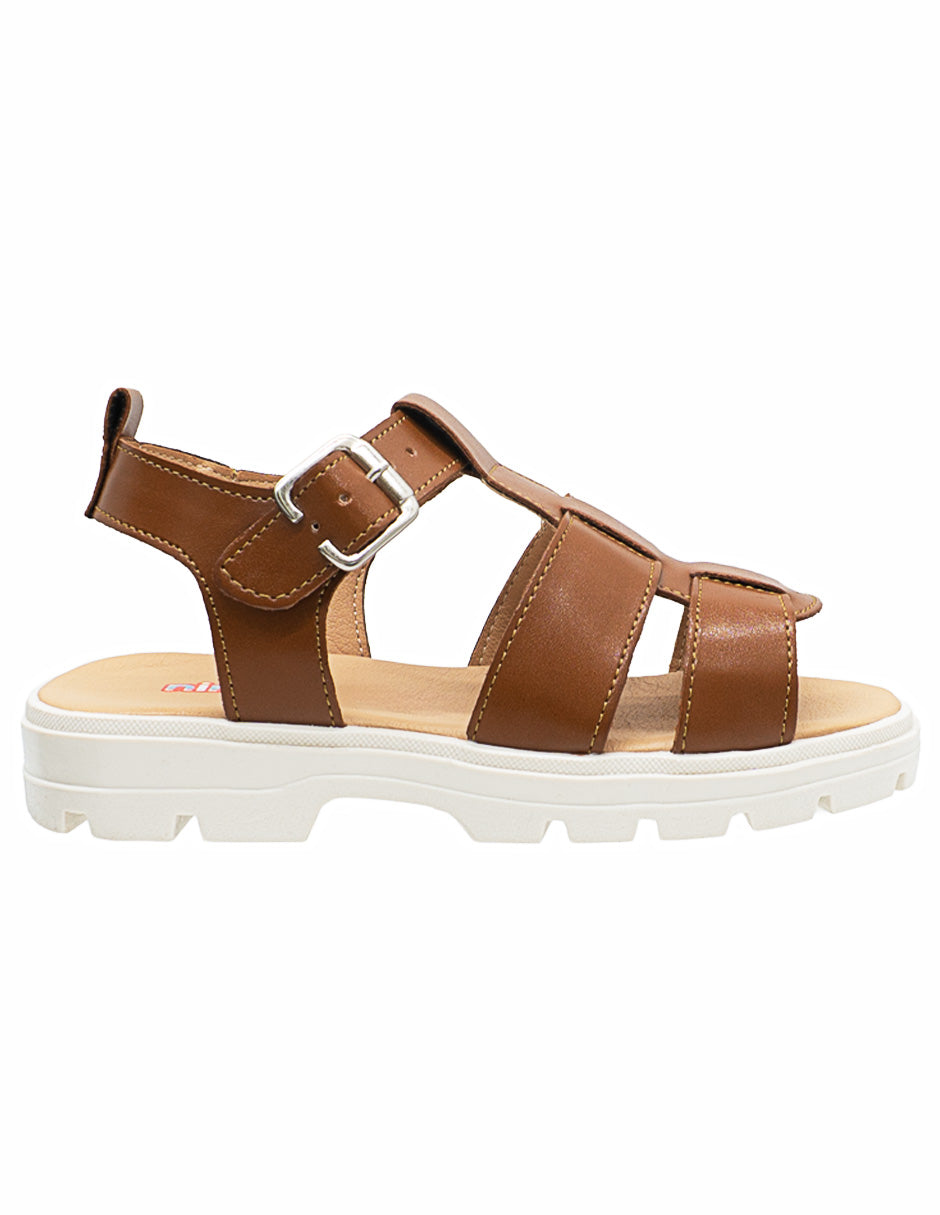 Sandalia Para Niña Ninos® Camel