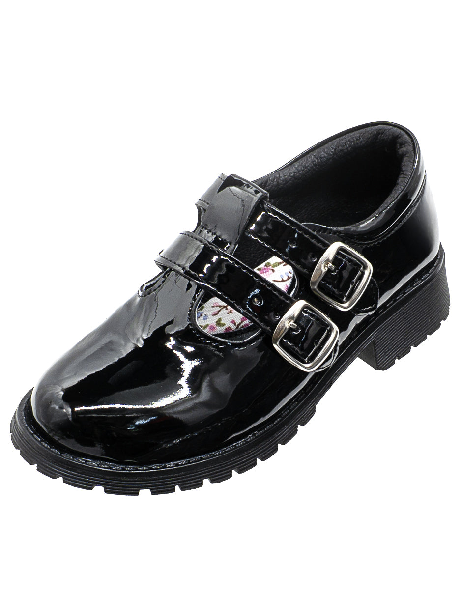 Mary Jane Para Niña Ninos® Charol Negro