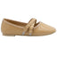 Ballerina Flat Charol Beige Niña Ninos®