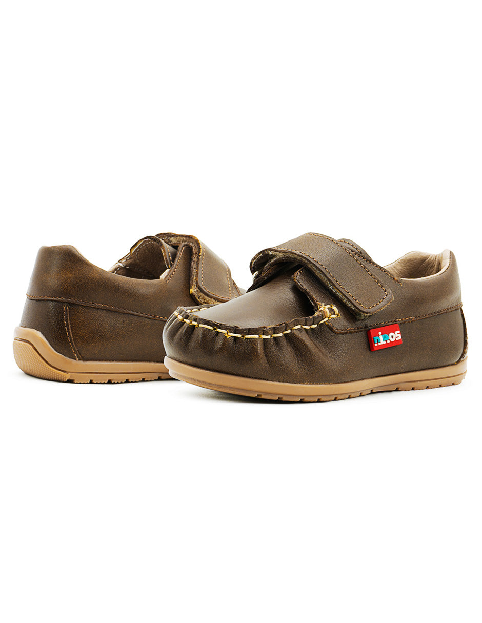 Mocasín Niño Casual Café Ninos