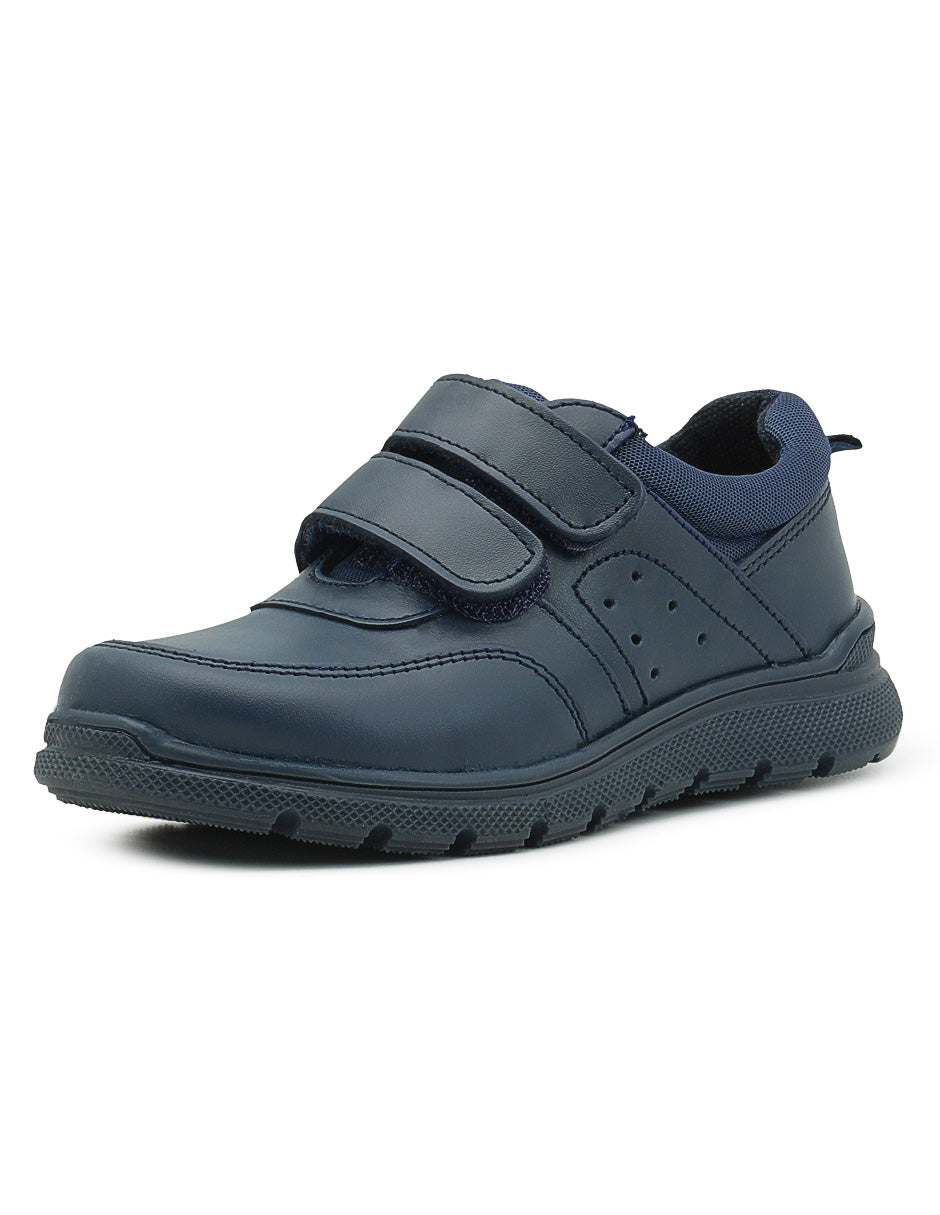Zapato Escolar Marino Choclo Niño Ninos®.