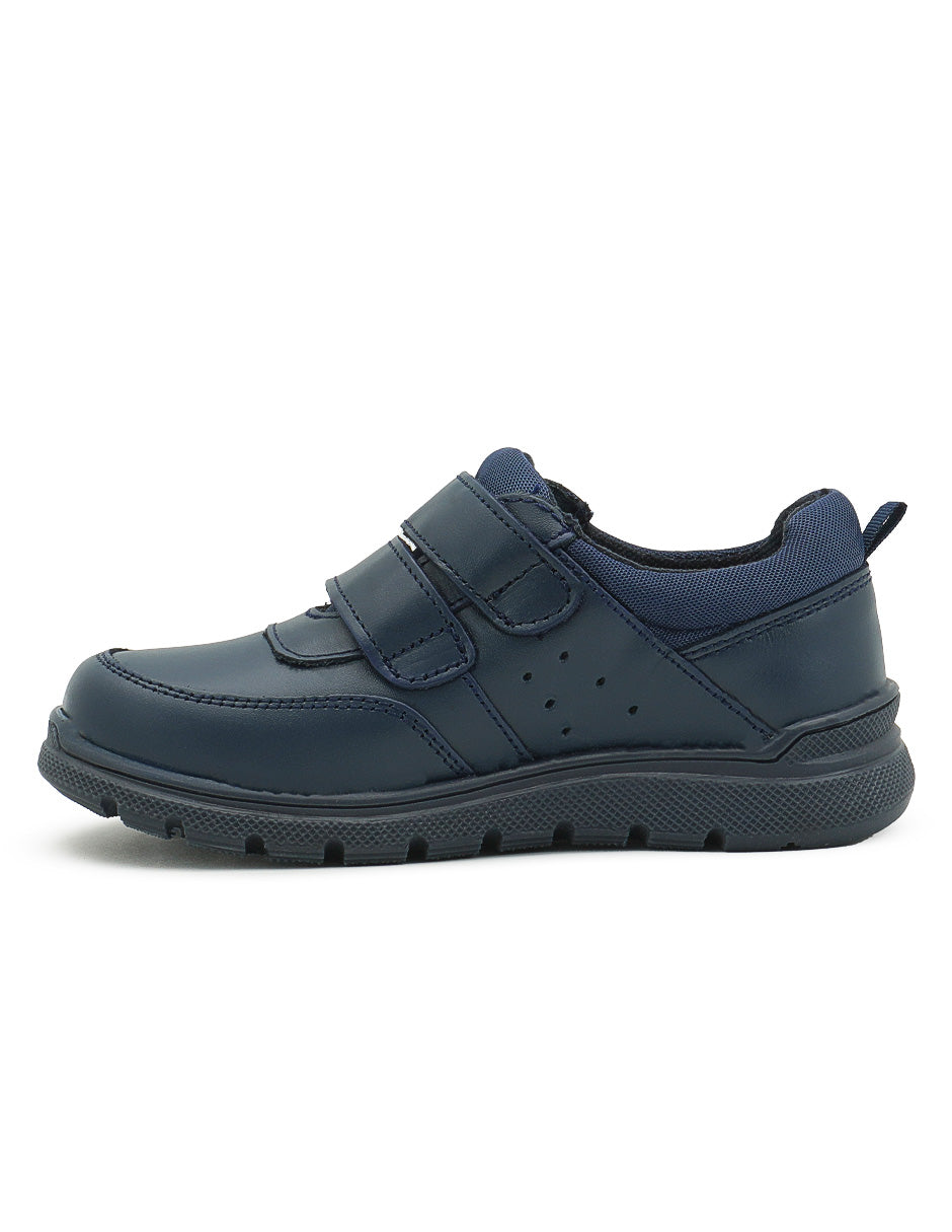 Zapato Escolar Marino Choclo Niño Ninos®.
