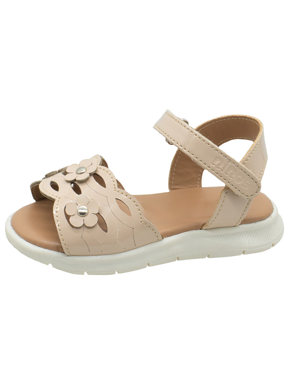 Sandalia Para Niña Ninos® Nuez