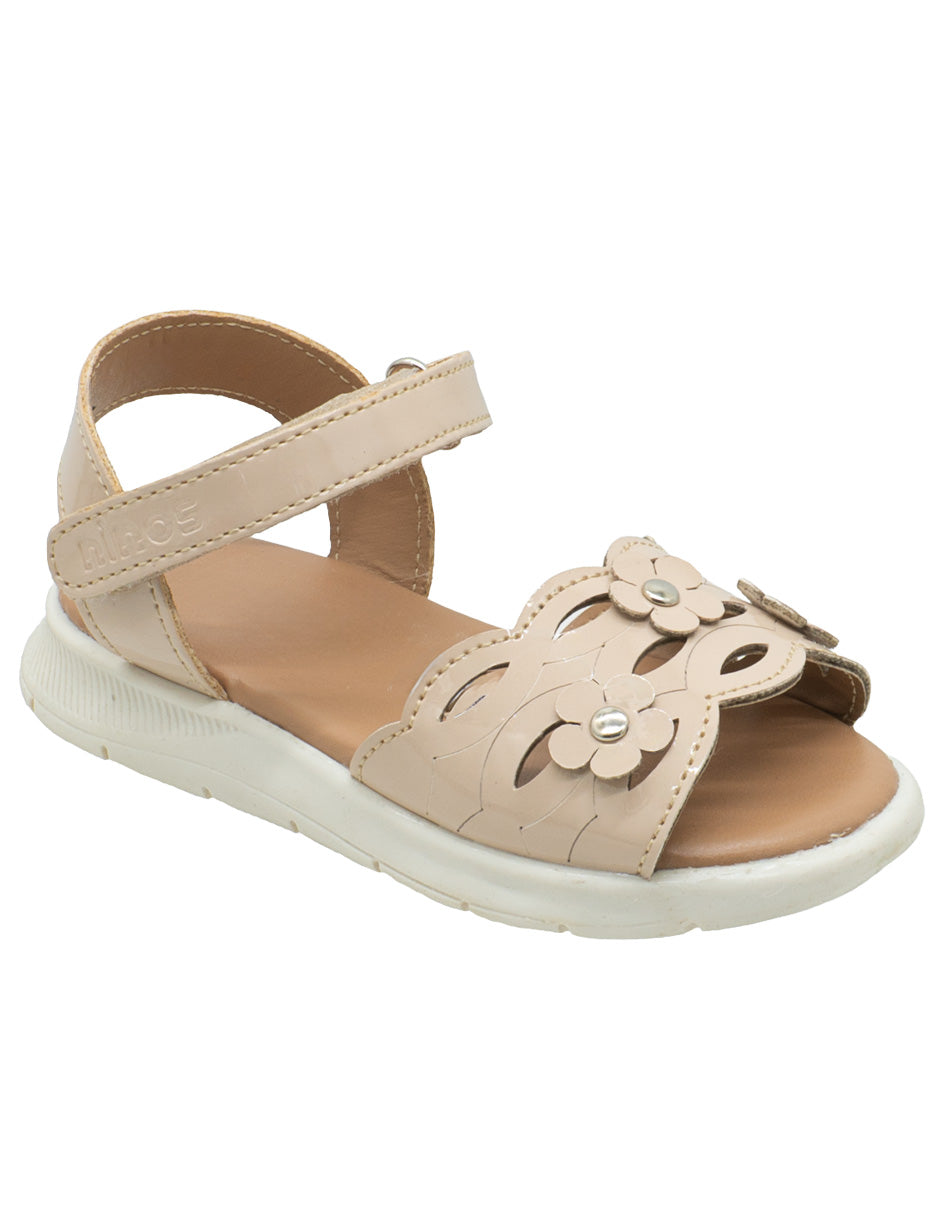 Sandalia Para Niña Ninos® Nuez