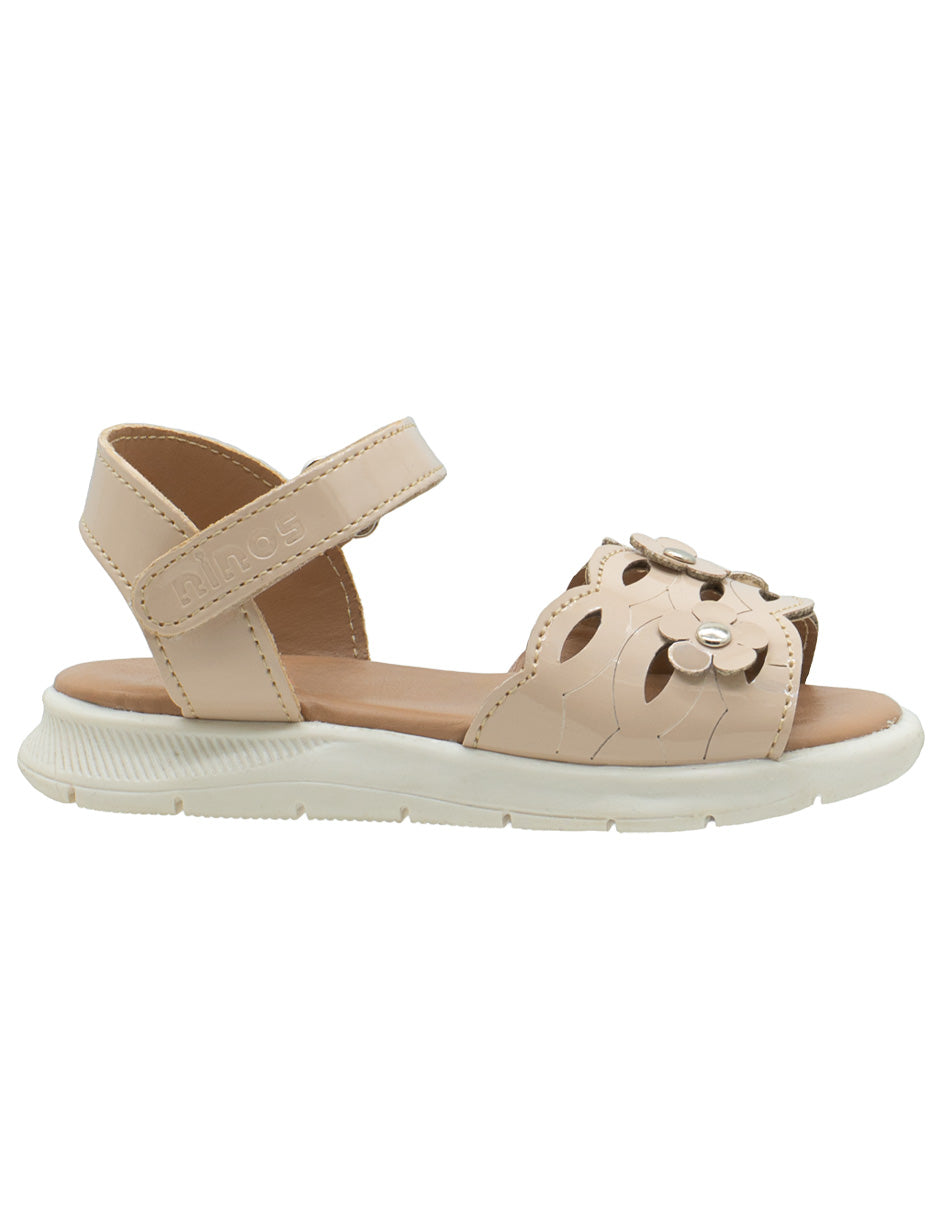 Sandalia Para Niña Ninos® Nuez