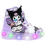 Tenis Lila Tipo Bota LED Niña Pequenos Pasos