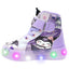 Tenis Lila Tipo Bota LED Niña Pequenos Pasos