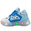 Tenis Dog LED Azul Niño Pequenos Pasos
