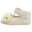 Zapato Encaje Flores Ceremonia Bebé Pequenos Pasos