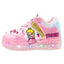 Tenis Choclo Rosa LED Princesa Niña Pequenos Pasos