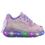 Tenis LED Niña Glitter Moño Niña Pequeños Pasos