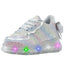Tenis LED Niña Glitter Moño Niña Pequeños Pasos