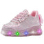 Tenis LED Niña Glitter Moño Niña Pequeños Pasos
