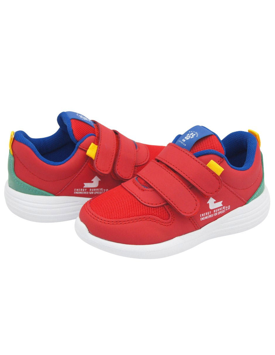 Tenis Deportivos Niño Doble Cierre Contactel Energy Runner 2.0 Roddyck