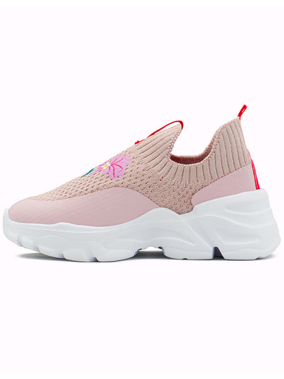 Tenis Deportivo Tipo Calcetín Rosa Niña Karsten
