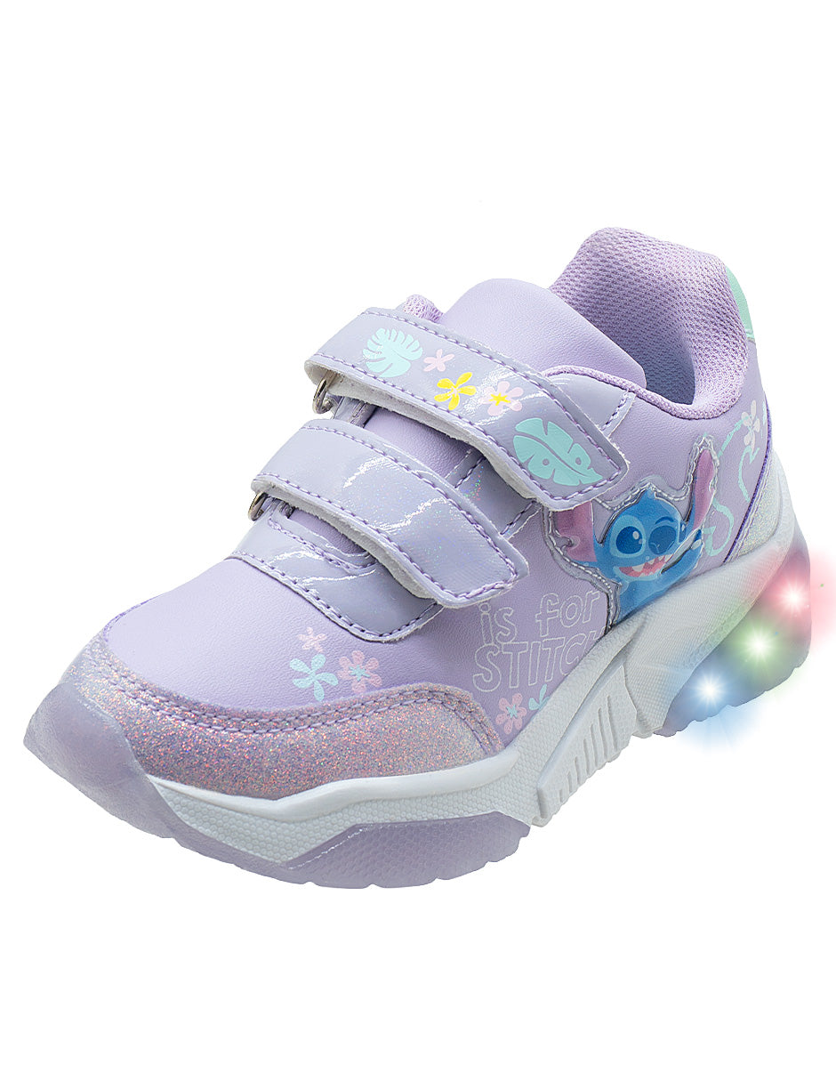 Tenis LED Niña Personaje Azul Tenis Con Imaginación
